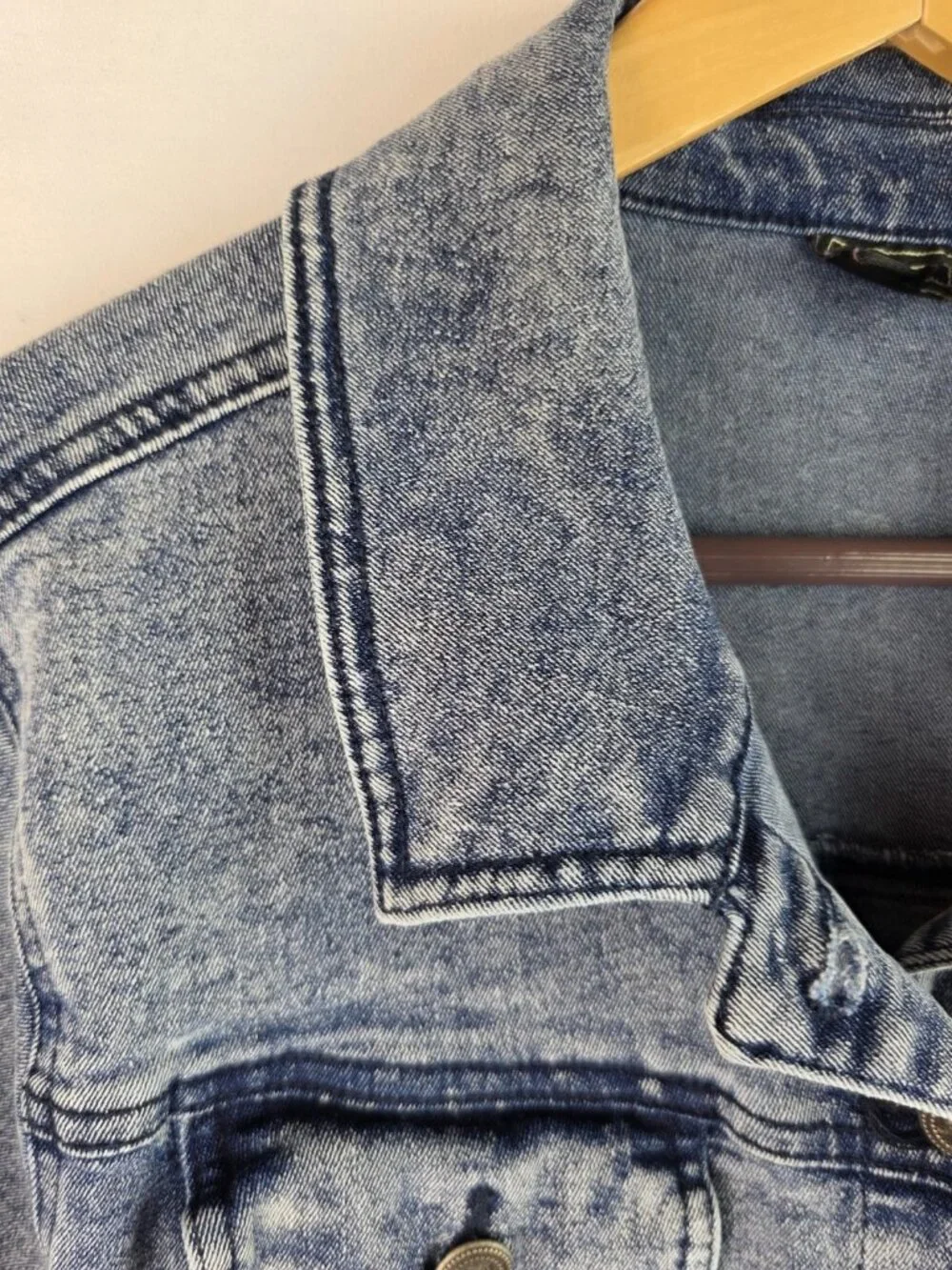DG2 Diane Gilman Jean Jacket Women's Size 1X Blue Denim Jean Coat Jacket Top